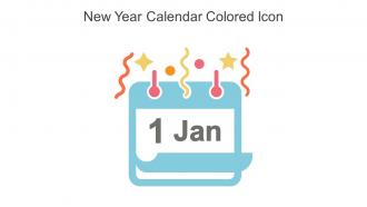 New Year Calendar Colored Icon In Powerpoint Pptx Png And Editable Eps Format
