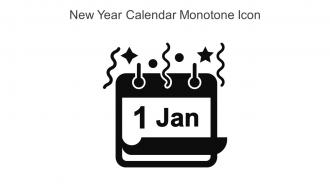New Year Calendar Monotone Icon In Powerpoint Pptx Png And Editable Eps Format