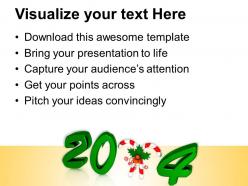 New year celebration 2014 presentation design powerpoint templates ppt backgrounds for slides 1113