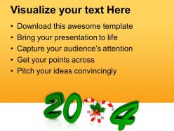 New year celebration 2014 presentation design powerpoint templates ppt backgrounds for slides 1113