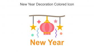 New Year Decoration Colored Icon In Powerpoint Pptx Png And Editable Eps Format