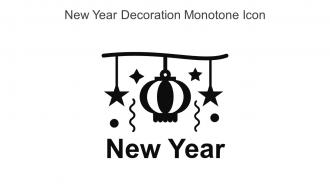 New Year Decoration Monotone Icon In Powerpoint Pptx Png And Editable Eps Format