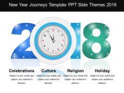 New year journeys template ppt slide themes 2018