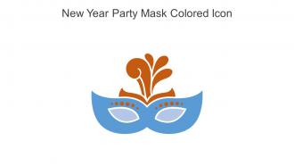 New Year Party Mask Colored Icon In Powerpoint Pptx Png And Editable Eps Format