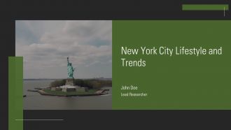 New York City Lifestyle And Trends PPT Structure AT