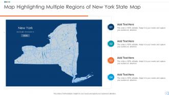New York State Map PowerPoint PPT Template Bundles