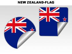 New zealand country powerpoint flags