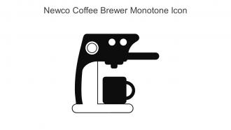 Newco Coffee Brewer Monotone Icon In Powerpoint Pptx Png And Editable Eps Format
