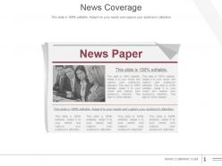 News coverage powerpoint slide graphics