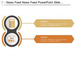 News feed news feed powerpoint slide design templates