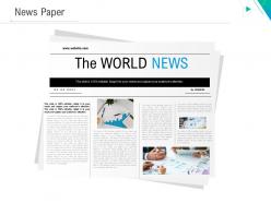 News paper business outline ppt information
