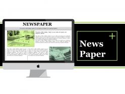 News paper ppt visual aids backgrounds