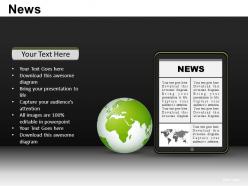 News powerpoint presentation slides db