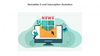 Newsletter E Mail Subscription Illustration
