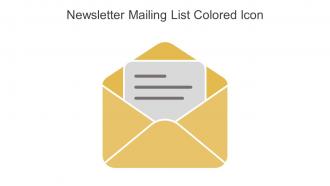 Newsletter Mailing List Colored Icon In Powerpoint Pptx Png And Editable Eps Format