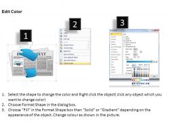 Newspaper layouts style 1 powerpoint presentation slides db
