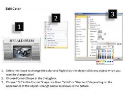 39857022 style variety 2 newspaper 1 piece powerpoint presentation diagram infographic slide
