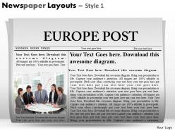 Newspaper Layouts Style 1 PPT 6