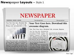 29118868 style variety 2 newspaper 1 piece powerpoint presentation diagram infographic slide