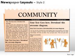 82126685 style variety 2 newspaper 1 piece powerpoint presentation diagram infographic slide