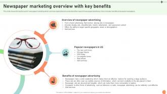 Newspaper Marketing Overview Broadcasting Strategy To Reach Target Audience Strategy SS V