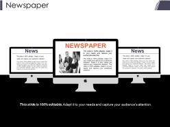 Newspaper presentation slides template 1