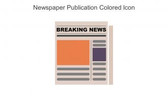 Newspaper Publication Colored Icon In Powerpoint Pptx Png And Editable Eps Format