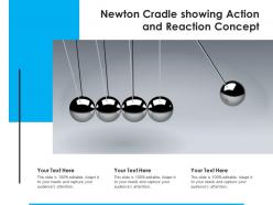 Newton Cradle Showing Action And Reaction Concept