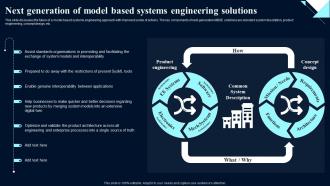 Next Based Systems Engineering Solutions System Design Optimization Systems Engineering MBSE