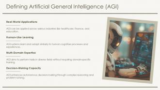 Next Frontier In AI Exploring Potential Of Artificial General Intelligence PPT Slides ST AI Customizable Visual