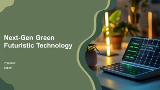 Next Gen Green Futuristic Technology PPT Example AT
