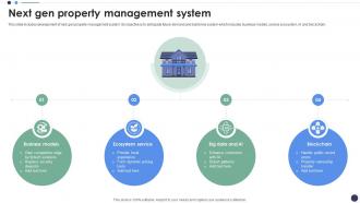 Next Gen Property Management System