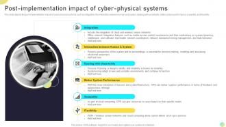 Next Generation Computing Systems Post Implementation Impact Of Cyber Physical Systems