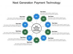 Next generation payment technology ppt powerpoint presentation gallery examples cpb
