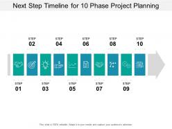 Next step timeline for 10 phase project planning