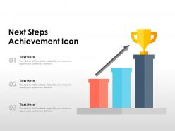 Next steps achievement icon