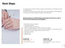 Next steps agenda ppt powerpoint presentation pictures outline