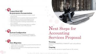 Next steps for accounting services proposal