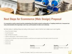 Next steps for ecommerce web design proposal ppt powerpoint presentation file