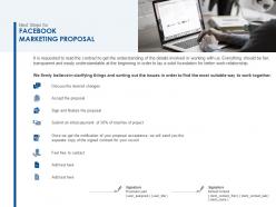 Next steps for facebook marketing proposal ppt powerpoint slides