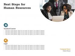 Next steps for human resources ppt powerpoint presentation portfolio graphic tips