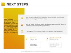 Next steps ppt powerpoint presentation pictures infographics