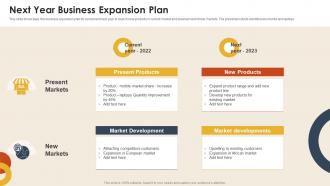 Next Year Business Expansion Plan