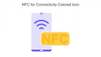 NFC For Connectivity Colored Icon In Powerpoint Pptx Png And Editable Eps Format
