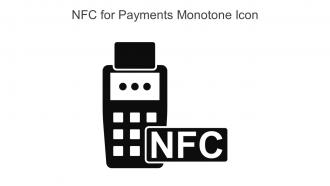 NFC For Payments Monotone Icon In Powerpoint Pptx Png And Editable Eps Format