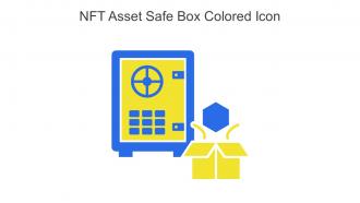 NFT Asset Safe Box Colored Icon In Powerpoint Pptx Png And Editable Eps Format