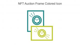 NFT Auction Frame Colored Icon In Powerpoint Pptx Png And Editable Eps Format