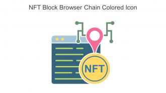 NFT Block Browser Chain Colored Icon In Powerpoint Pptx Png And Editable Eps Format