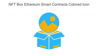 NFT Box Ethereum Smart Contracts Colored Icon In Powerpoint Pptx Png And Editable Eps Format