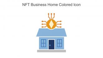 NFT Business Home Colored Icon In Powerpoint Pptx Png And Editable Eps Format